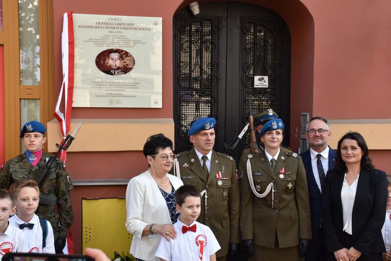 Odsłonięcie tablicy upamiętniającej gen. bryg. Stanisława Grzmota-Skotnickiego - Bydgoszcz, 19 września 2024