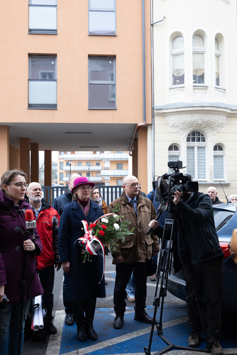 Uroczyste odsłonięcie tablicy ppor. Leszka Białego