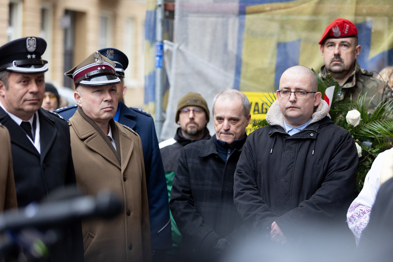 Uroczyste odsłonięcie tablicy ppor. Leszka Białego