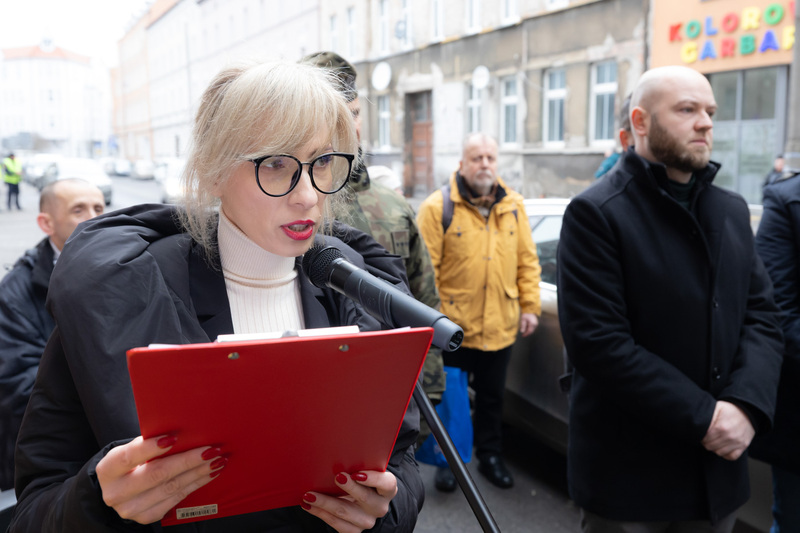 Uroczyste odsłonięcie tablicy ppor. Leszka Białego