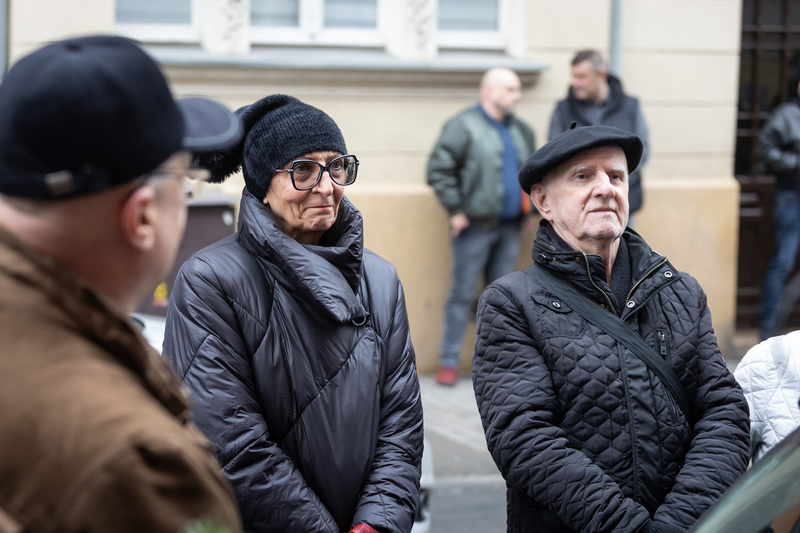 Uroczyste odsłonięcie tablicy ppor. Leszka Białego