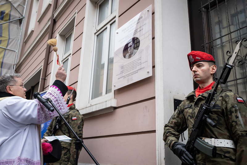 Uroczyste odsłonięcie tablicy ppor. Leszka Białego