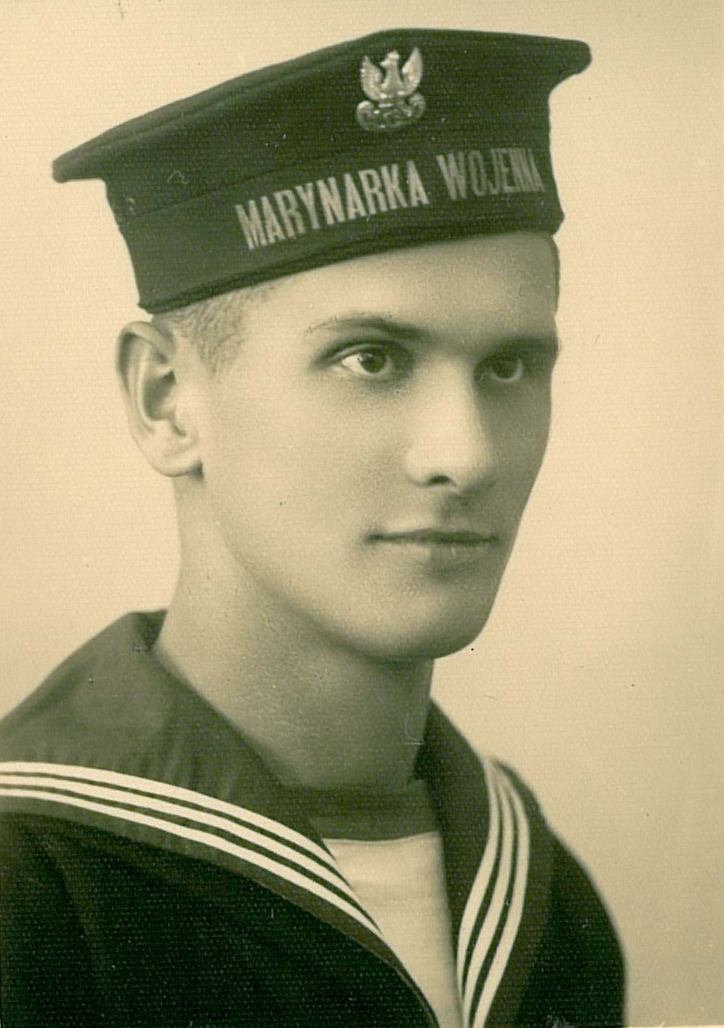 1. Zbigniew Smoleński w mundurze Marynarki Wojennej
