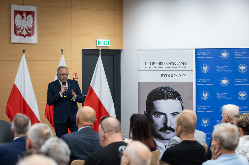 Zastępca prezesa IPN dr hab. Karol Polejowski, fot. Roman Jocher.