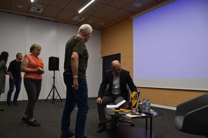 Promocja książki „W cieniu radioaktywnej chmury. Konsekwencje katastrofy czarnobylskiej w Polsce” – Bydgoszcz, 25 kwietnia 2023. Fot. Izabela Mazanowska (IPN)