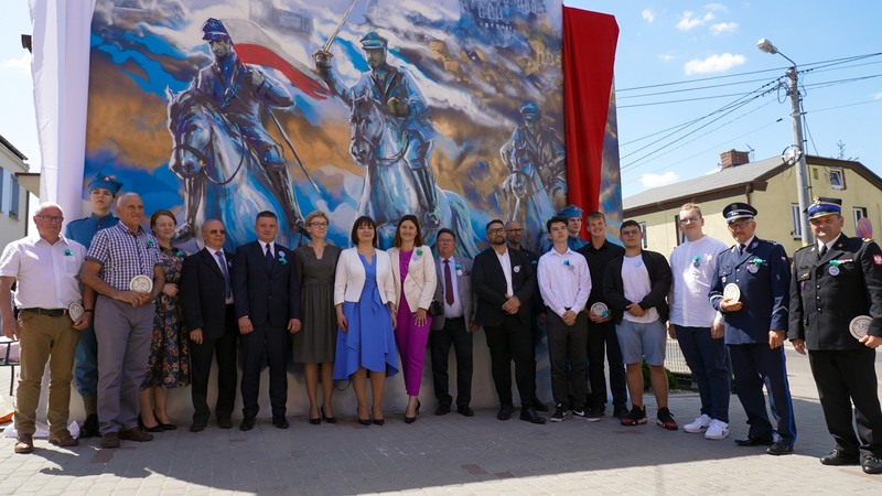 Uroczystości nadania imienia Błękitnej Armii, fot. Zespół Szkół Nr 2 w Golubiu-Dobrzyniu.