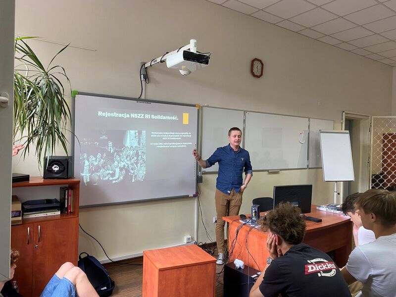 Zajęcia dla licealistów, fot. IPN.