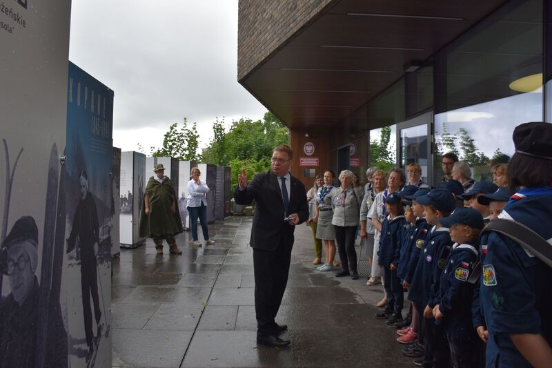 Wernisaż wystawy „Harcerze. Bohaterowie. Sportowcy”.