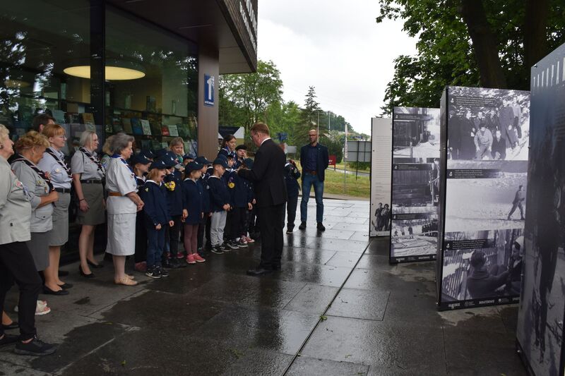 Wernisaż wystawy „Harcerze. Bohaterowie. Sportowcy”.