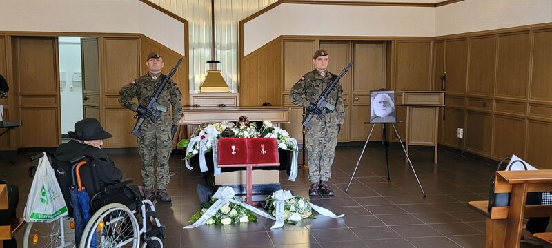 Uroczystość pogrzebowa Gerarda Lewandowskiego, fot. Edyta Cisewska.