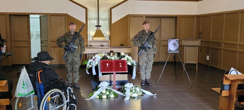 Uroczystość pogrzebowa Gerarda Lewandowskiego – fot. Edyta Cisewska.