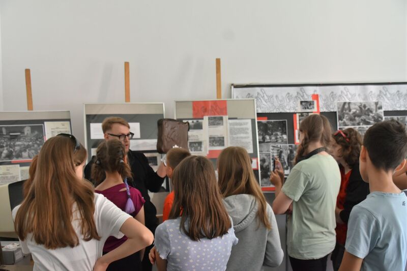 Zajęcia w ramach cyklu „Na wakacyjnym szlaku...”, fot. Patryk Malendowicz.