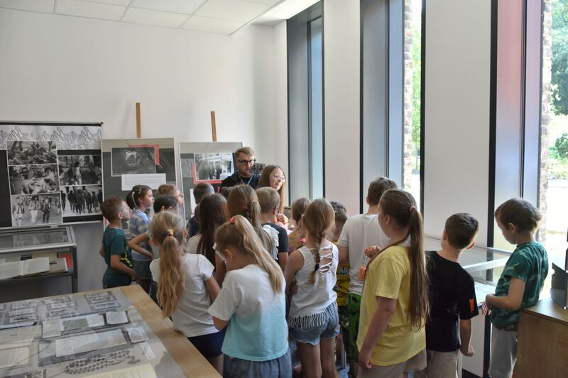 Zajęcia w ramach cyklu „Na wakacyjnym szlaku...”, fot. Patryk Malendowicz.