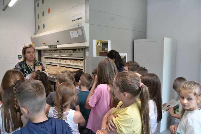 Zajęcia w ramach cyklu „Na wakacyjnym szlaku...”, fot. Patryk Malendowicz.