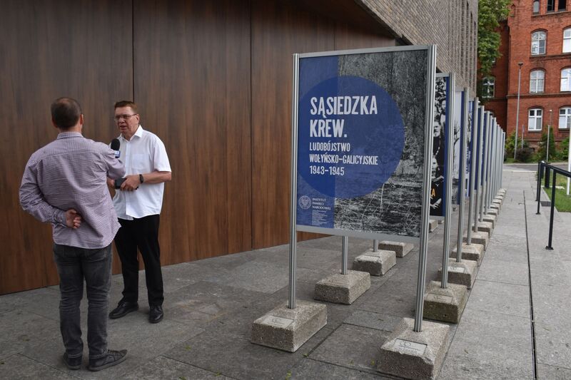Otwarcie wystawy „Sąsiedzka krew. Ludobójstwo wołyńsko-galicyjskie 1943–1945”.