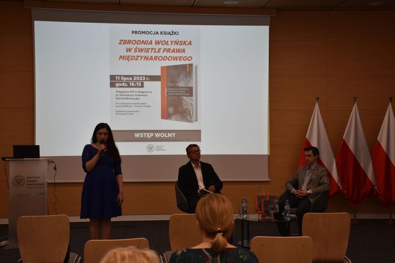 Promocja książki „Zbrodnia wołyńska w świetle prawa międzynarodowego”, fot. Remigiusz Ławniczak.