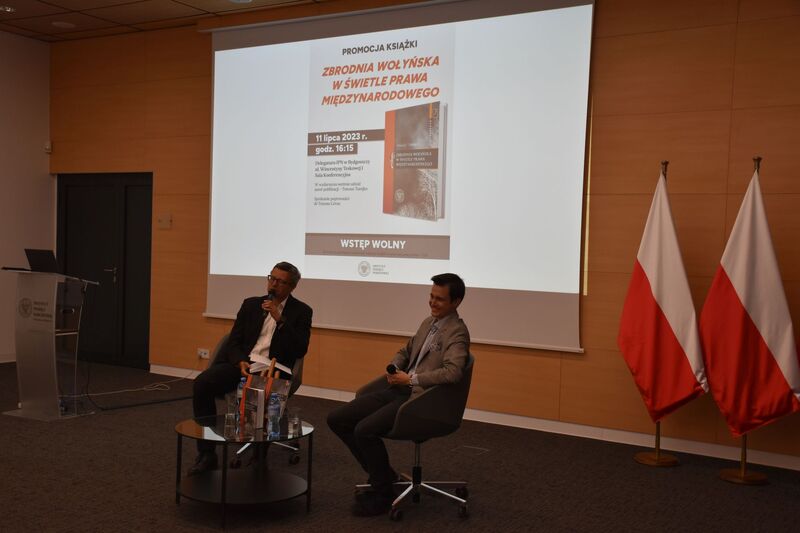 Promocja książki „Zbrodnia wołyńska w świetle prawa międzynarodowego”, fot. Remigiusz Ławniczak.