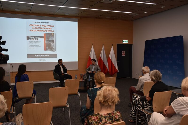 Promocja książki „Zbrodnia wołyńska w świetle prawa międzynarodowego”, fot. Remigiusz Ławniczak
