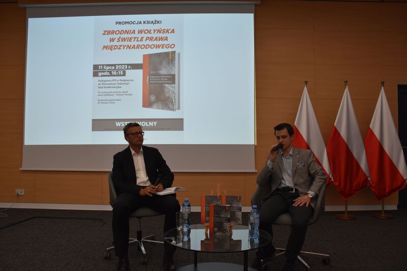 Promocja książki „Zbrodnia wołyńska w świetle prawa międzynarodowego”.