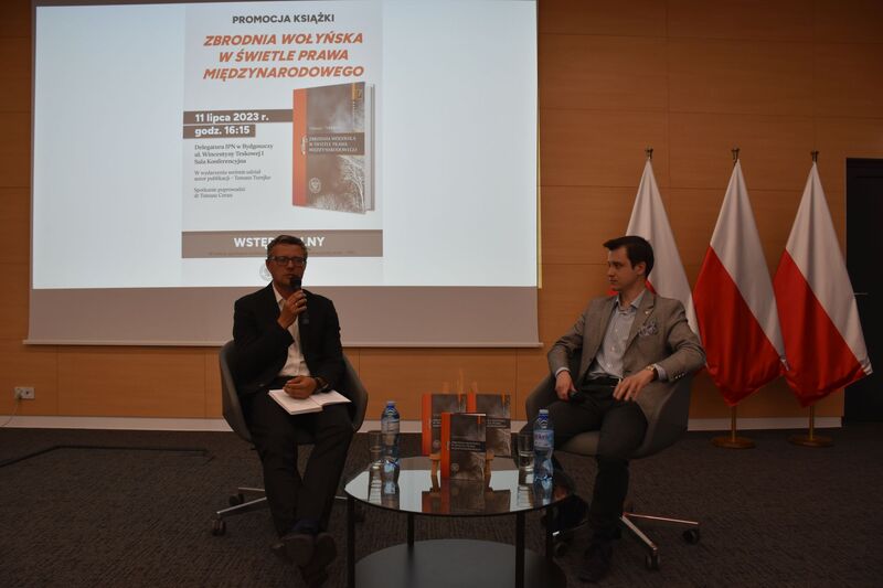 Promocja książki „Zbrodnia wołyńska w świetle prawa międzynarodowego”.