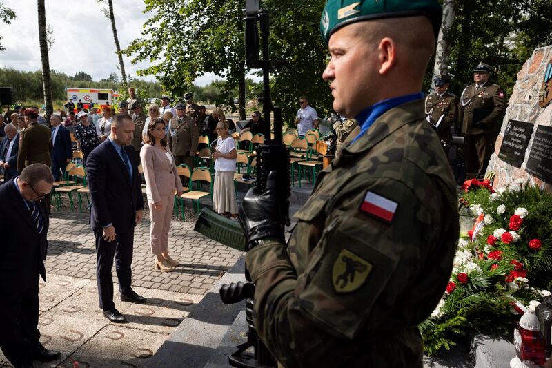 84. rocznica wybuchu II wojny światowej i szarży 18. Pułku Ułanów Pomorskich, fot. Mikołaj Bujak.