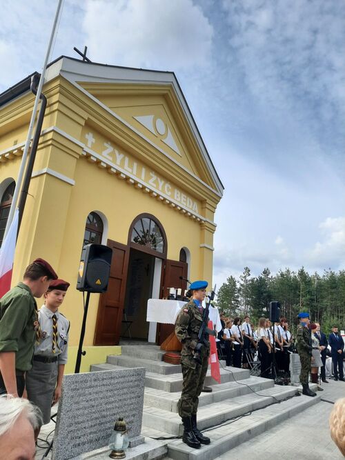 Obchody 84. rocznicy utworzenia obozu cywilnych ofiar II wojny światowej w Karolewie, fot. Izabela Mazanowska.