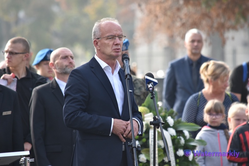 Uroczystości pogrzebowe Mariana Olejniczaka, fot. Piotr Wiejak