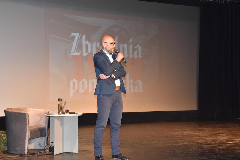 Prezes IPN dr Karol Nawrocki otworzył wystawę „Zbrodnia Pomorska 1939 r.”, fot. Magdalena Basińska