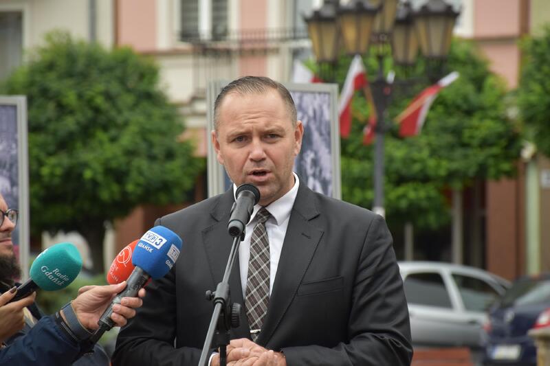 Prezes IPN dr Karol Nawrocki otworzył wystawę „Zbrodnia Pomorska 1939 r.”, fot. Magdalena Basińska