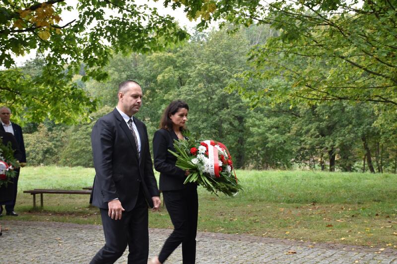 Prezes IPN dr Karol Nawrocki otworzył wystawę „Zbrodnia Pomorska 1939 r.”, fot. Magdalena Basińska