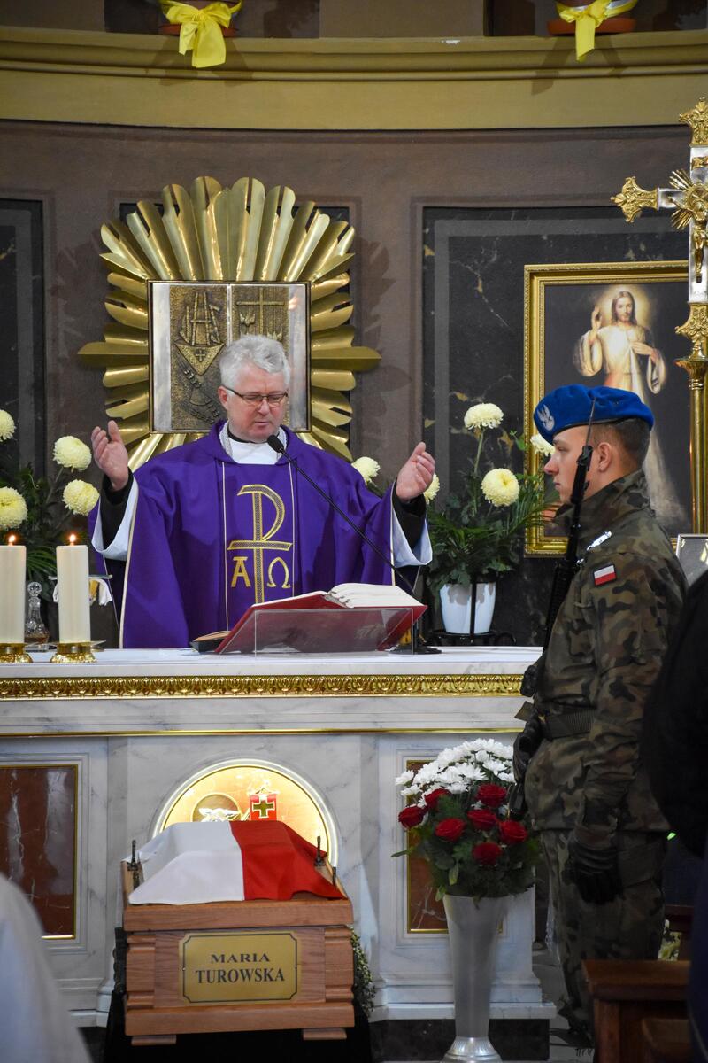 Uroczystości pogrzebowe Marii Turowskiej, fot. Piotr Wiejak (IPN)