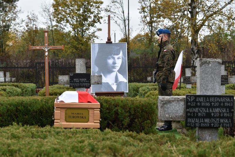Uroczystości pogrzebowe Marii Turowskiej, fot. Piotr Wiejak (IPN)