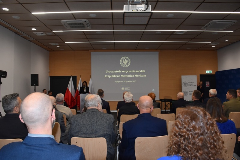 Uroczystość wręczenia medali Reipublicae Memoriae Meritum
