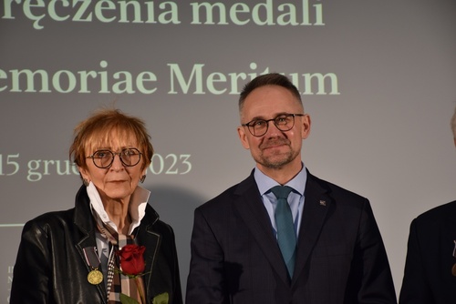 Uroczystość wręczenia medali Reipublicae Memoriae Meritum