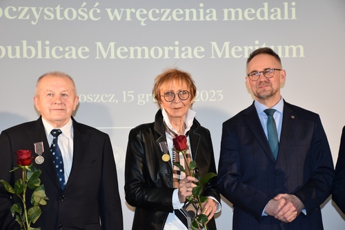 Uroczystość wręczenia medali Reipublicae Memoriae Meritum
